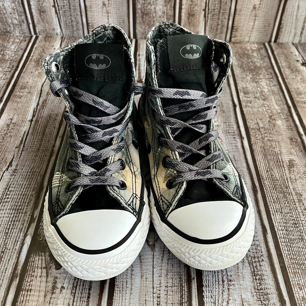 Converse x DC Comics Batman High Top Sneakers Kids Size 13